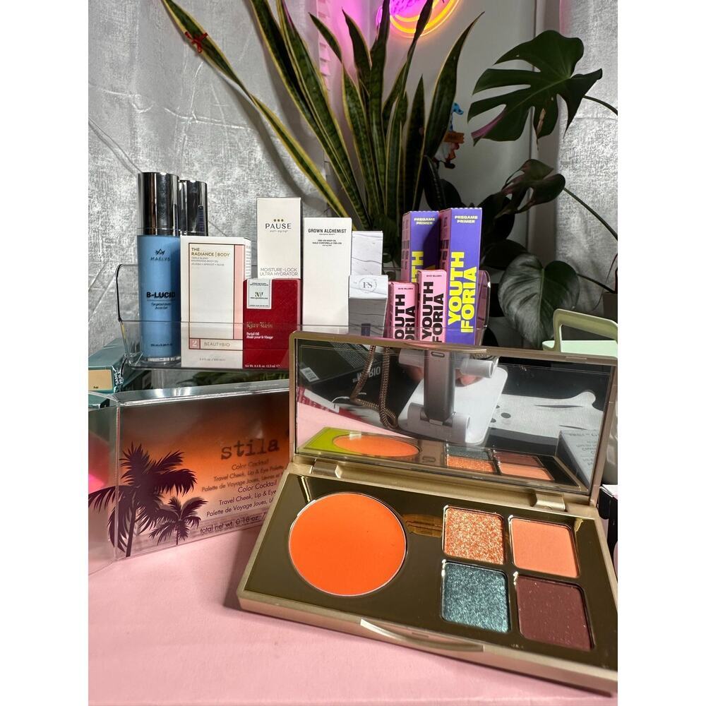 Stilla tequila sunrise cheek lip and eyes lit